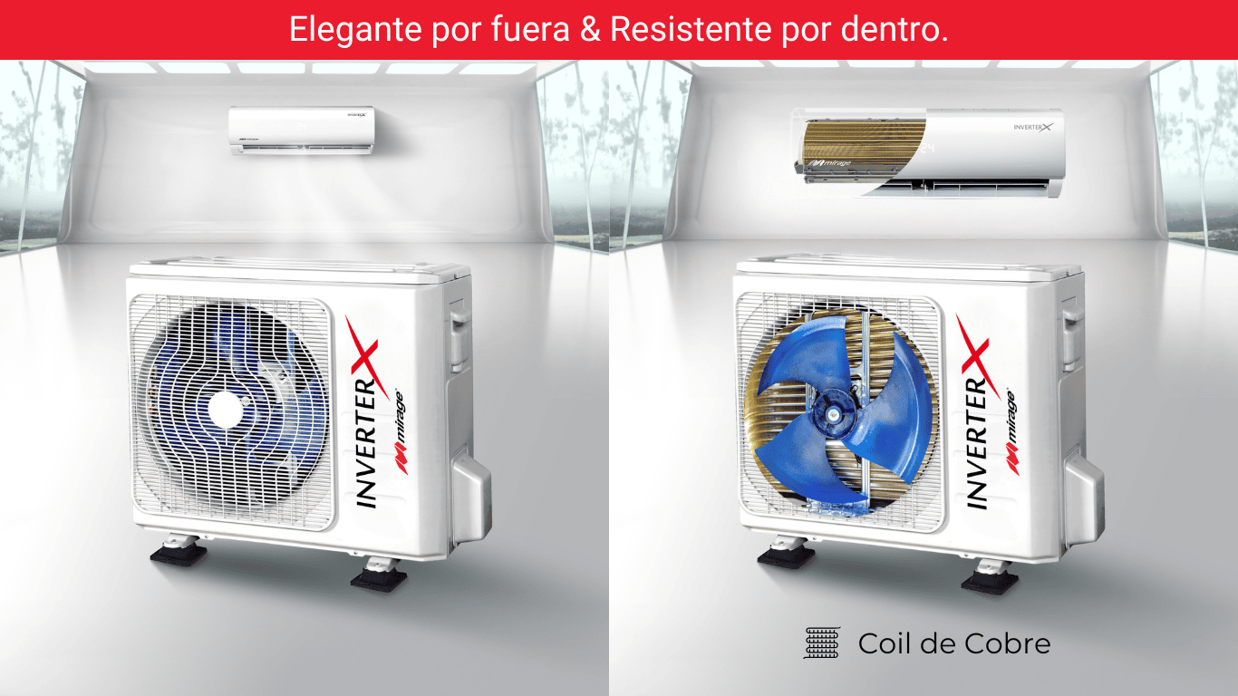 Aire Acondicionado Mirage con Serpentin de Coil