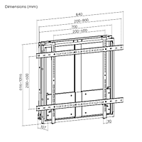 SOPORTE TV || Brateck PSTHAW400E-90 SOPORTE TV || Brateck PSTHAW400E-90